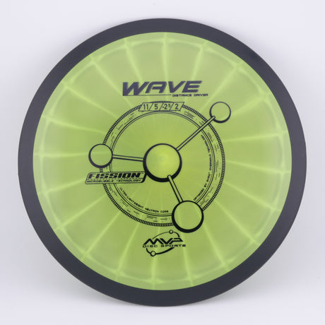 MVP Fission Wave 170-175g slightly understable distance driver disc golf disc