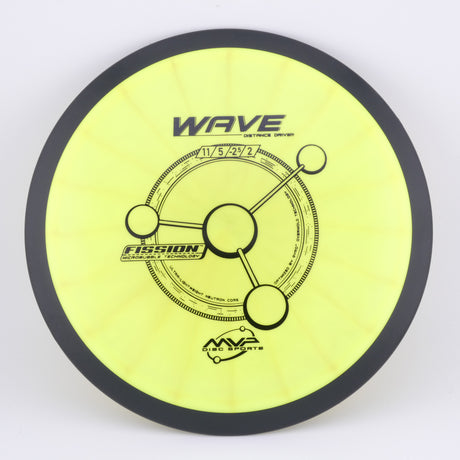 MVP Fission Wave 170-175g slightly understable distance driver disc golf disc