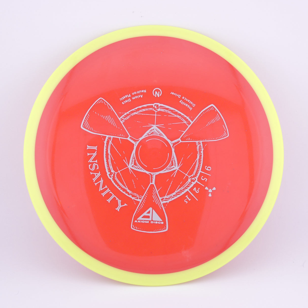 Axiom Neutron Insanity 155-159g slightly understable control driver disc golf disc