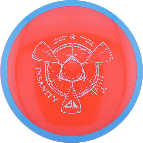 Axiom Neutron Insanity 155-159g slightly understable control driver disc golf disc