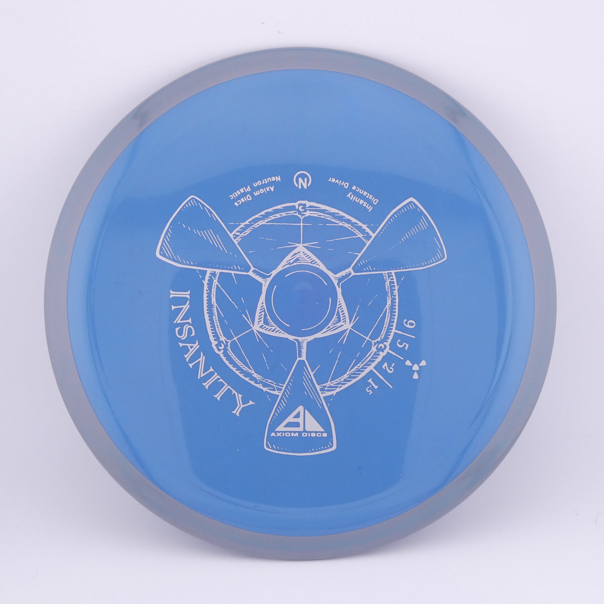 Axiom Neutron Insanity 155-159g slightly understable control driver disc golf disc