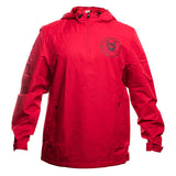 Discmania Water Resistant 1/4 Zip Scarlet - disc golf apparel