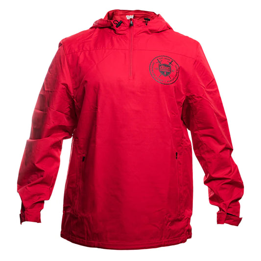 Water Resistant 1/4 Zip Scarlet