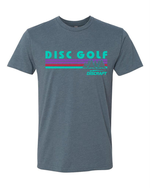 Discraft Retro Indigo T Shirt - disc golf apparel